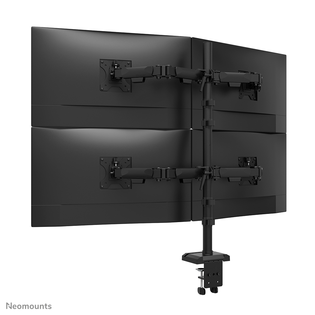 Neomounts DS60-600BL2-2 Bras de moniteur quadruple 10-32"